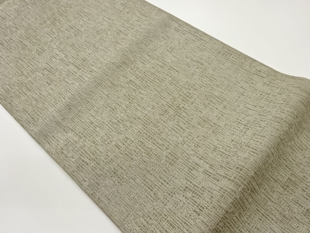 JAPANESE FUKURO OBI / MATELASSE / WOVEN ABSTRACT GRID